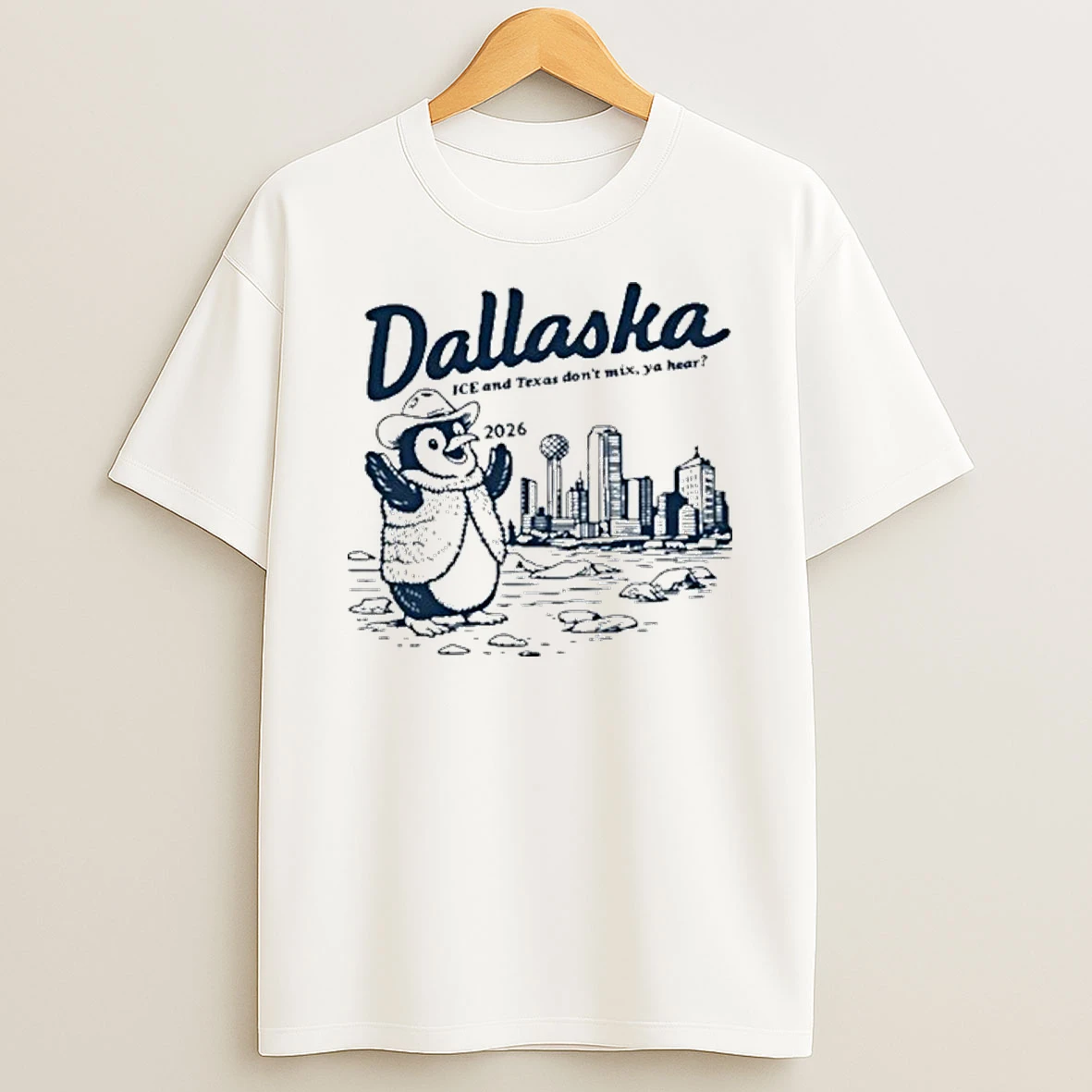 Penguin Dallaska Ice And Texas Dont Mix Ya Hear Tour 2026 Shirts