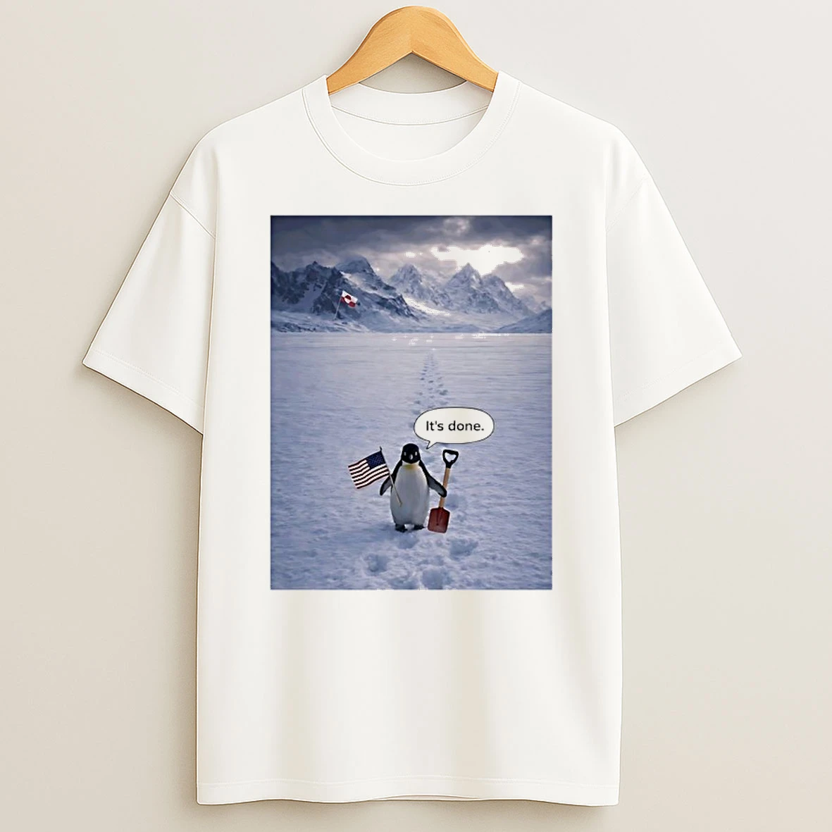 Penguin But Why Its Done America Flag Shirts