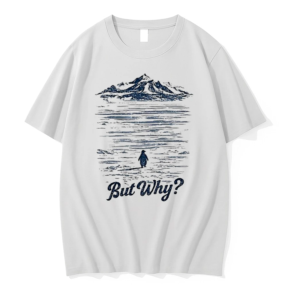 Penguin Mountain But Why Meme Greenland Woman Shirts