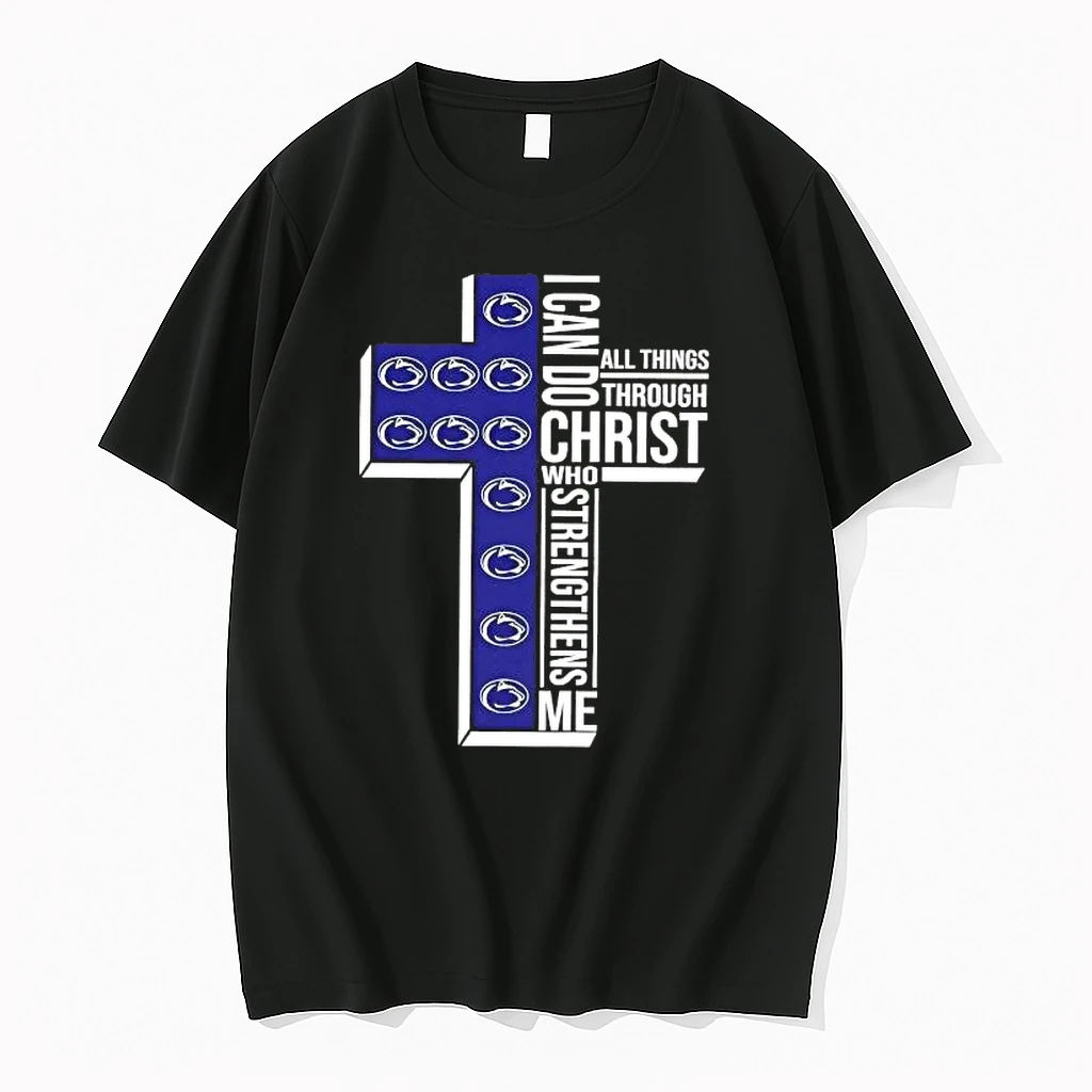 Penn State Nittany Lions I Can Do All Things Through Christ Shirts