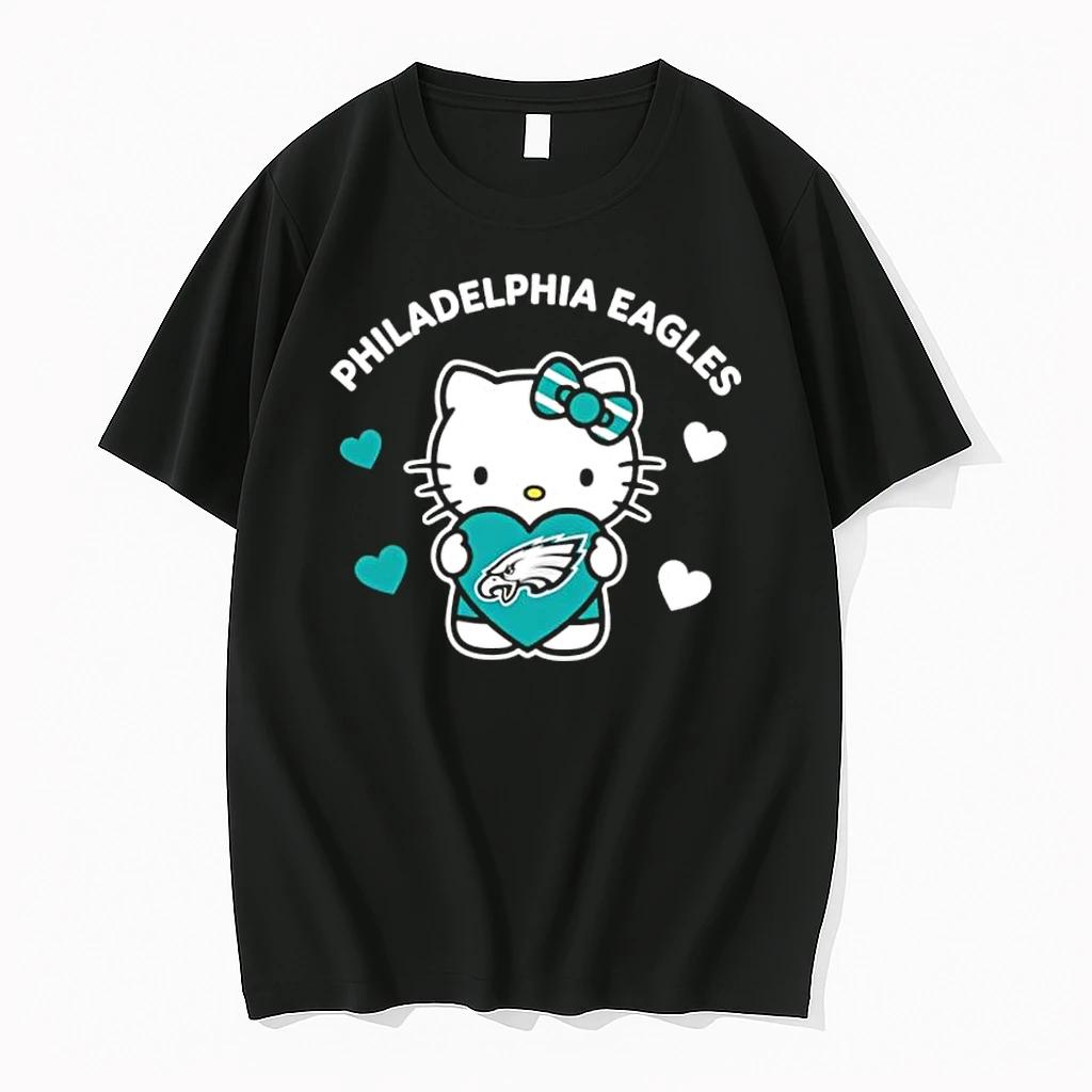 Philadelphia Eagles Hello Kitty Valentine Cute 2026 Shirts