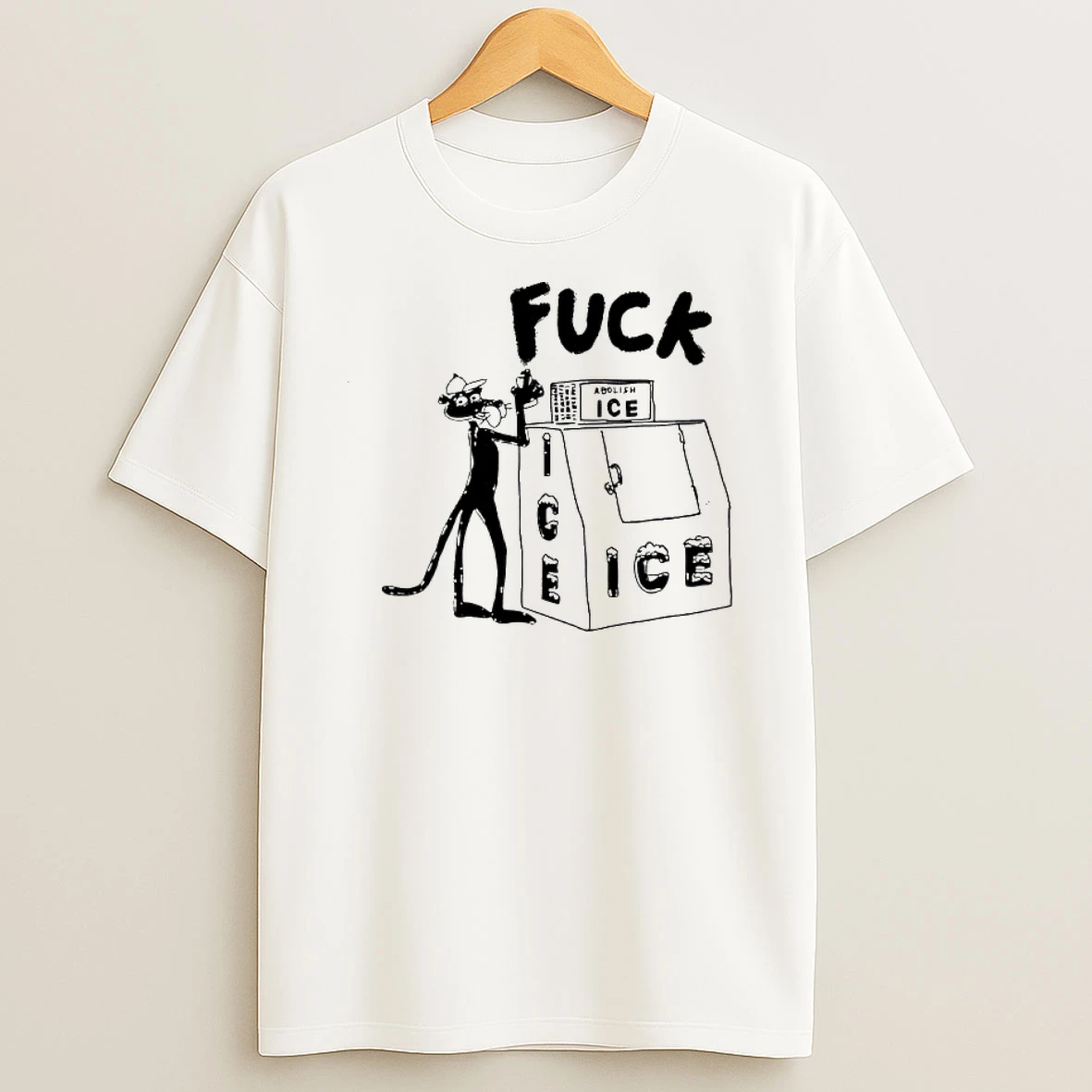 Pink Leopard Fuck Ice Shirts