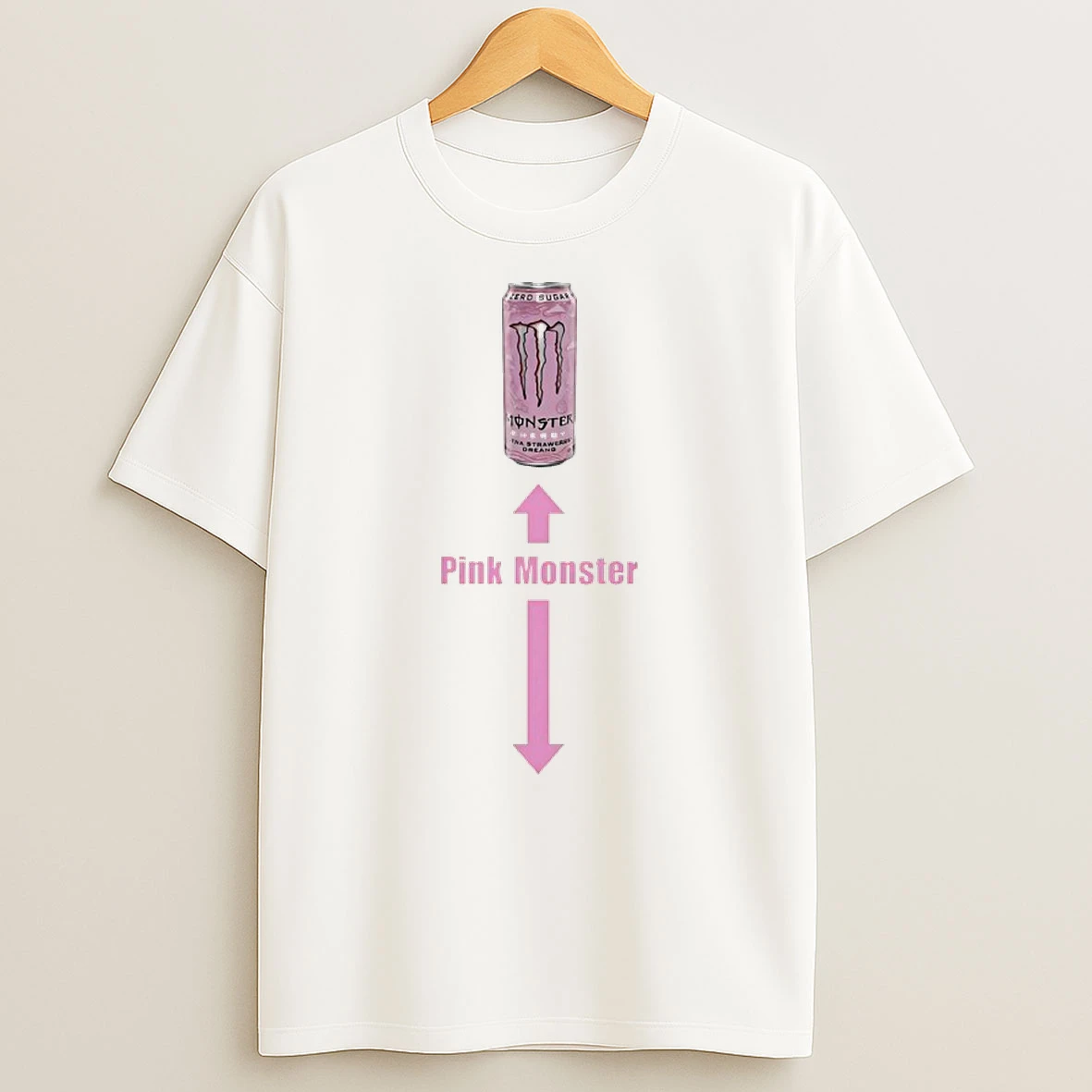 Pink Monster Energy Drink Shirts