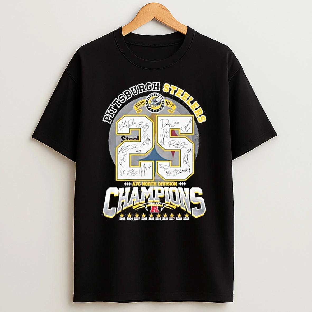 Pittsburgh Steelers 10 7 Afc North Division Champions Shirts