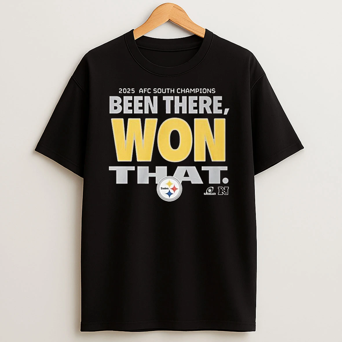 Pittsburgh Steelers 2025 Afc North Division Champions Locker Room Shirts