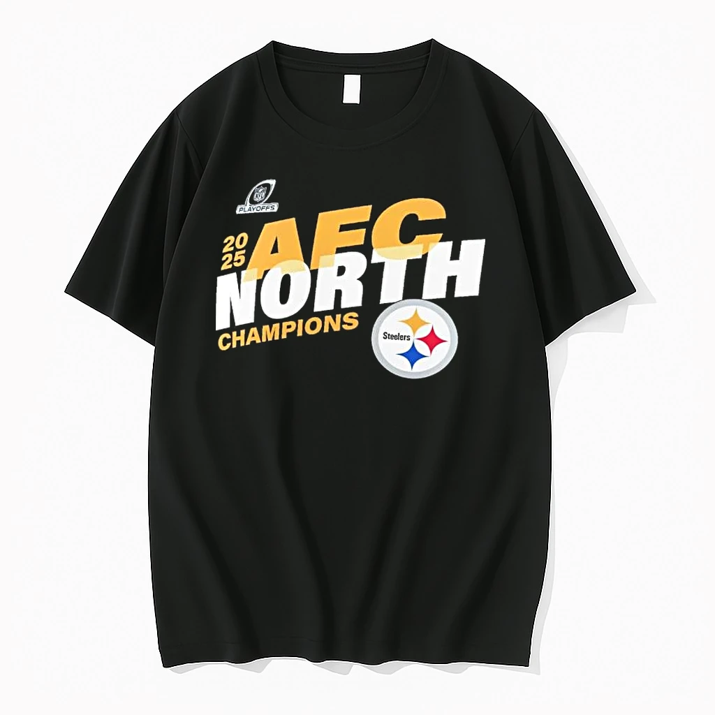 Pittsburgh Steelers 2025 Afc North Division Champions Shirts