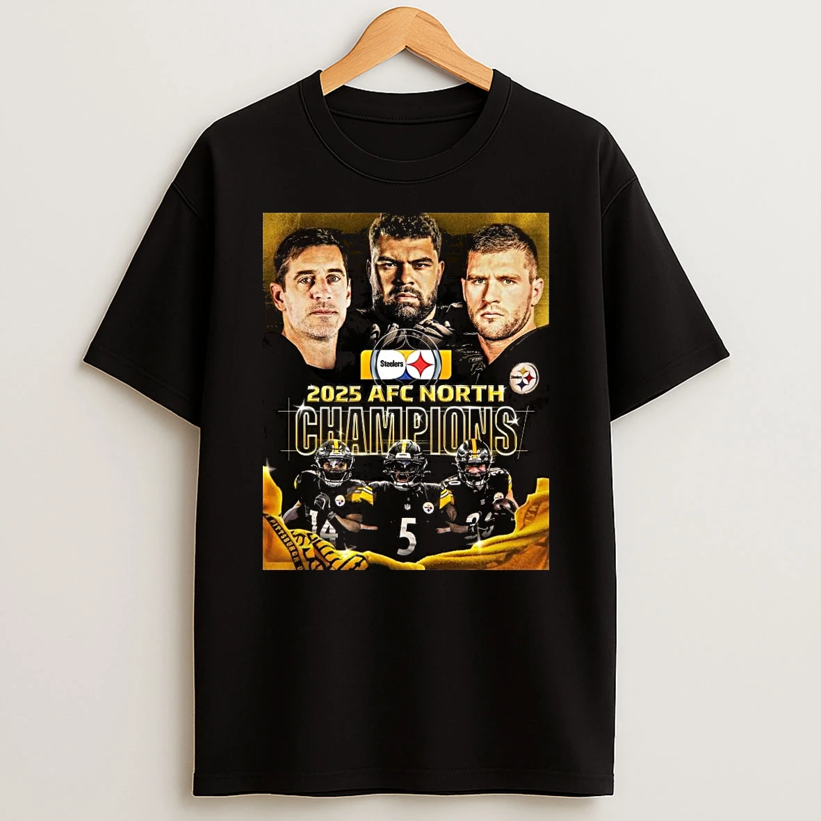 Pittsburgh Steelers Are 2025 Afc North Champions Nfl Shirts