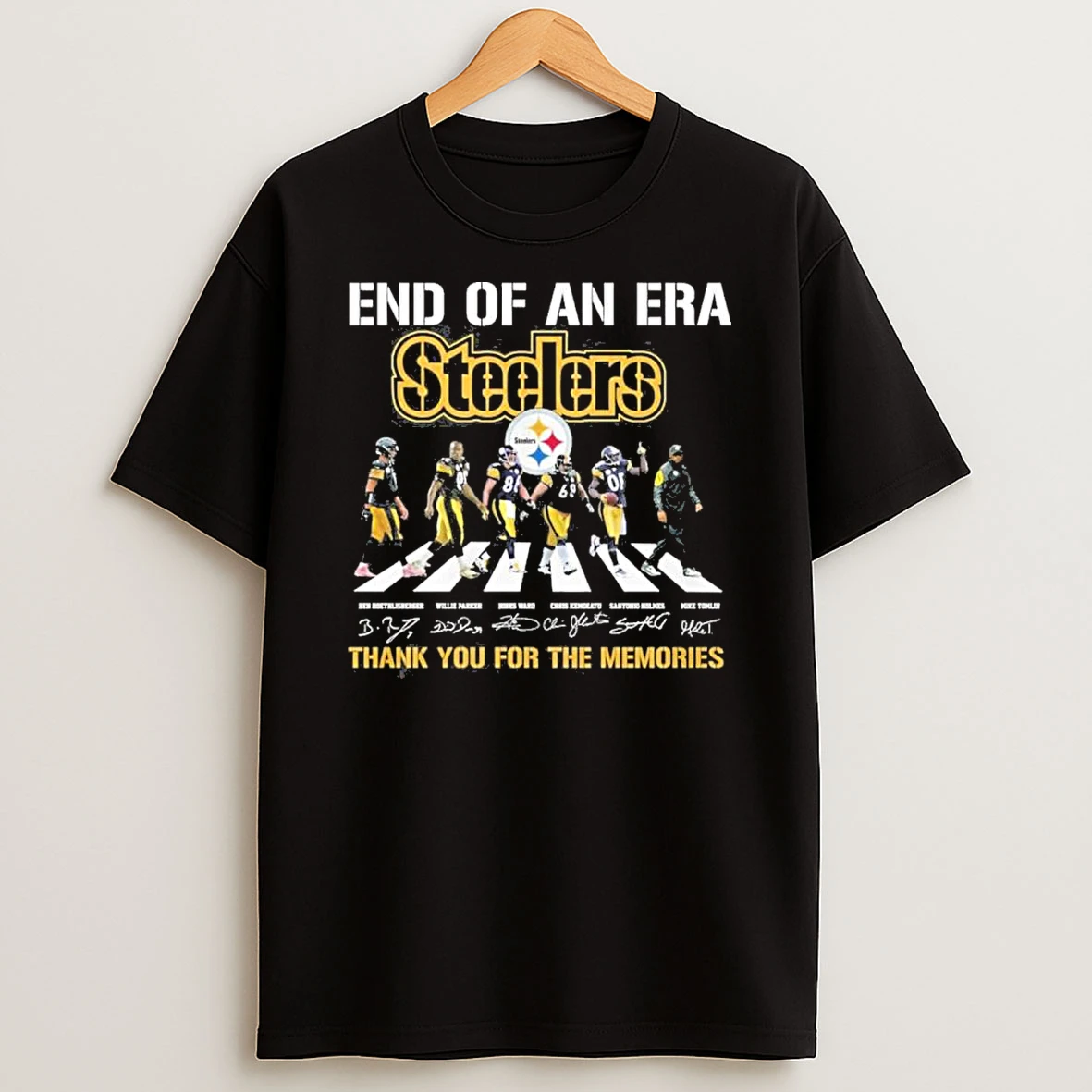 Pittsburgh Steelers End Of An Era Abbey Road Players Shirts