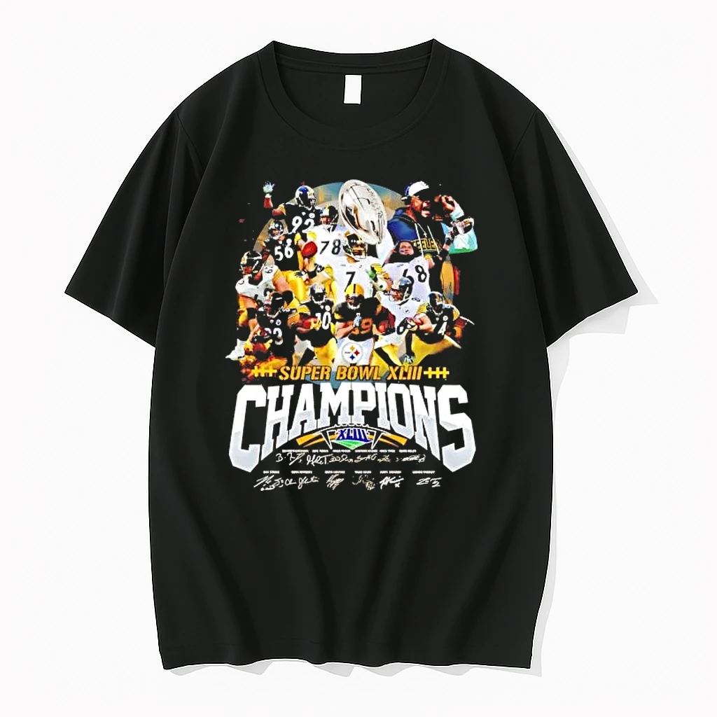 Pittsburgh Steelers Super Bowl Xliii Champions Team Players Shirts