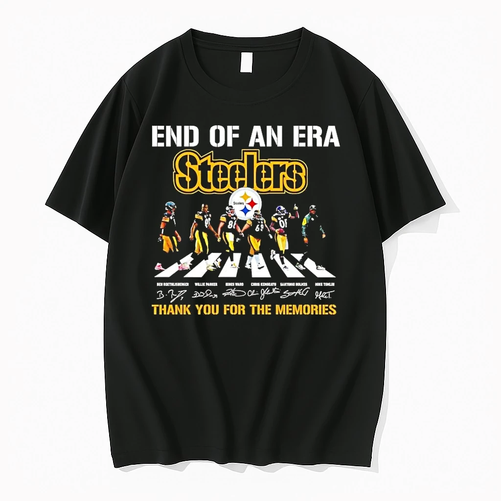 Pittsburgh Steelers End Of An Era Players Abbey Road Signatures Shirts