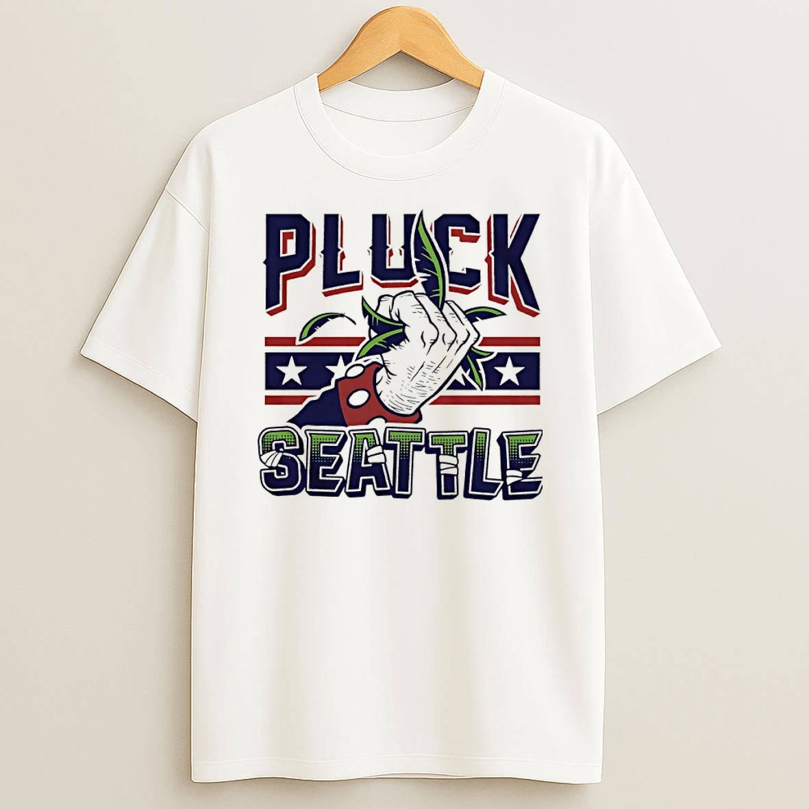 Pluck Seattle 2026 New England Football Matchup Shirts
