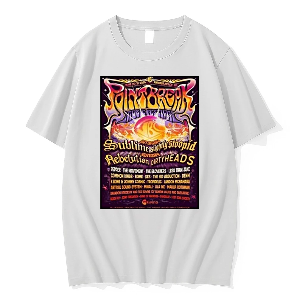 Point Break Festival 2026 Full Lineup In Virginia Beach Virginia On June 20 21 2026 Shirts