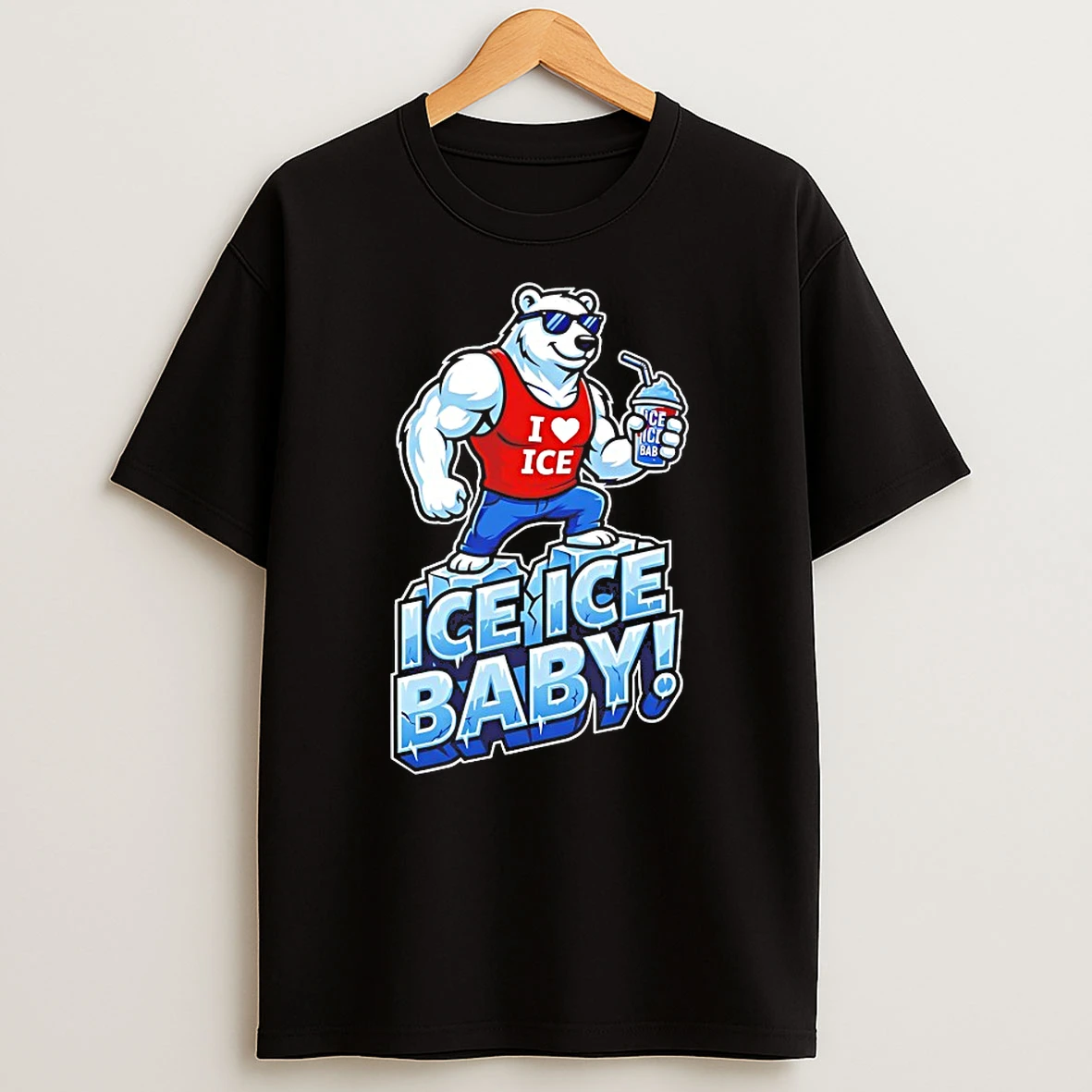 Polar Bear Ice Ice Baby Shirts