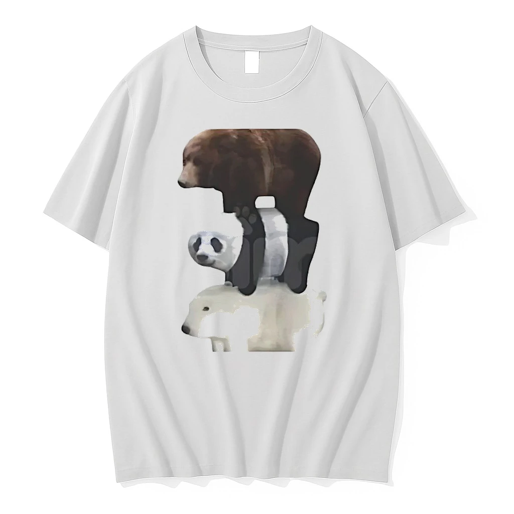 Polar Panda And Brown Bear Graphic Shirts