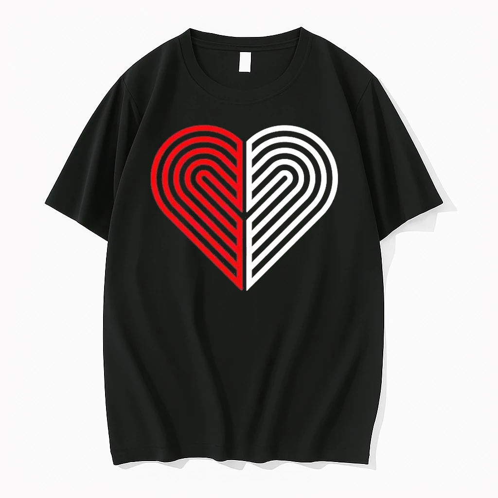 Portland Trail Blazers Love Heart Valentines Day Shirts