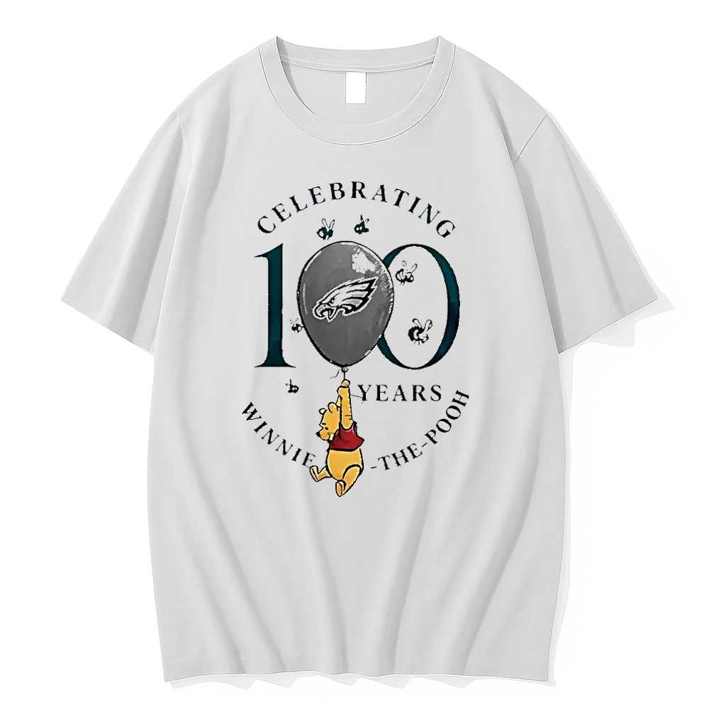 Premium Philadelphia Eagles X Winnie The Pooh 100th Anniversary Shirts