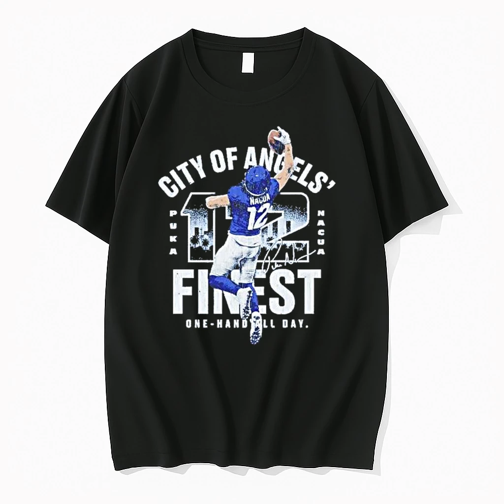 Puka Nacua One Handed Grab City Of Angels Finest Shirts