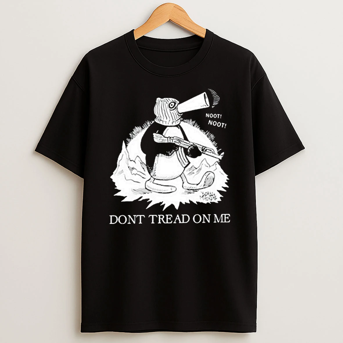 Punk With A Camera Dont Tread On Me Penguin Noot Noot Shirts