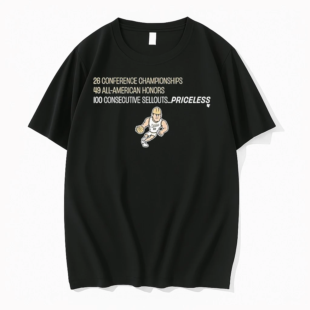 Purdue Boilermakers Basketball 100 Consecutive Sellouts Shirts