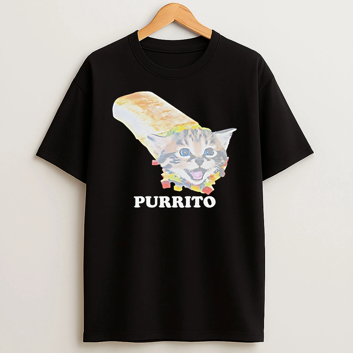 Purrito Cat X Burrito Funny Shirts