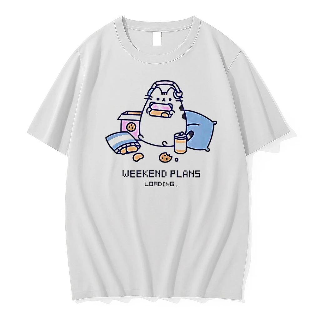 Pusheen Weekend Plans Loading Shirts