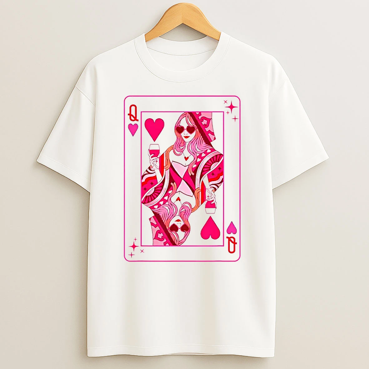 Queen Of Hearts Valentine Her Mother Mom Bachelorette Party Shirts