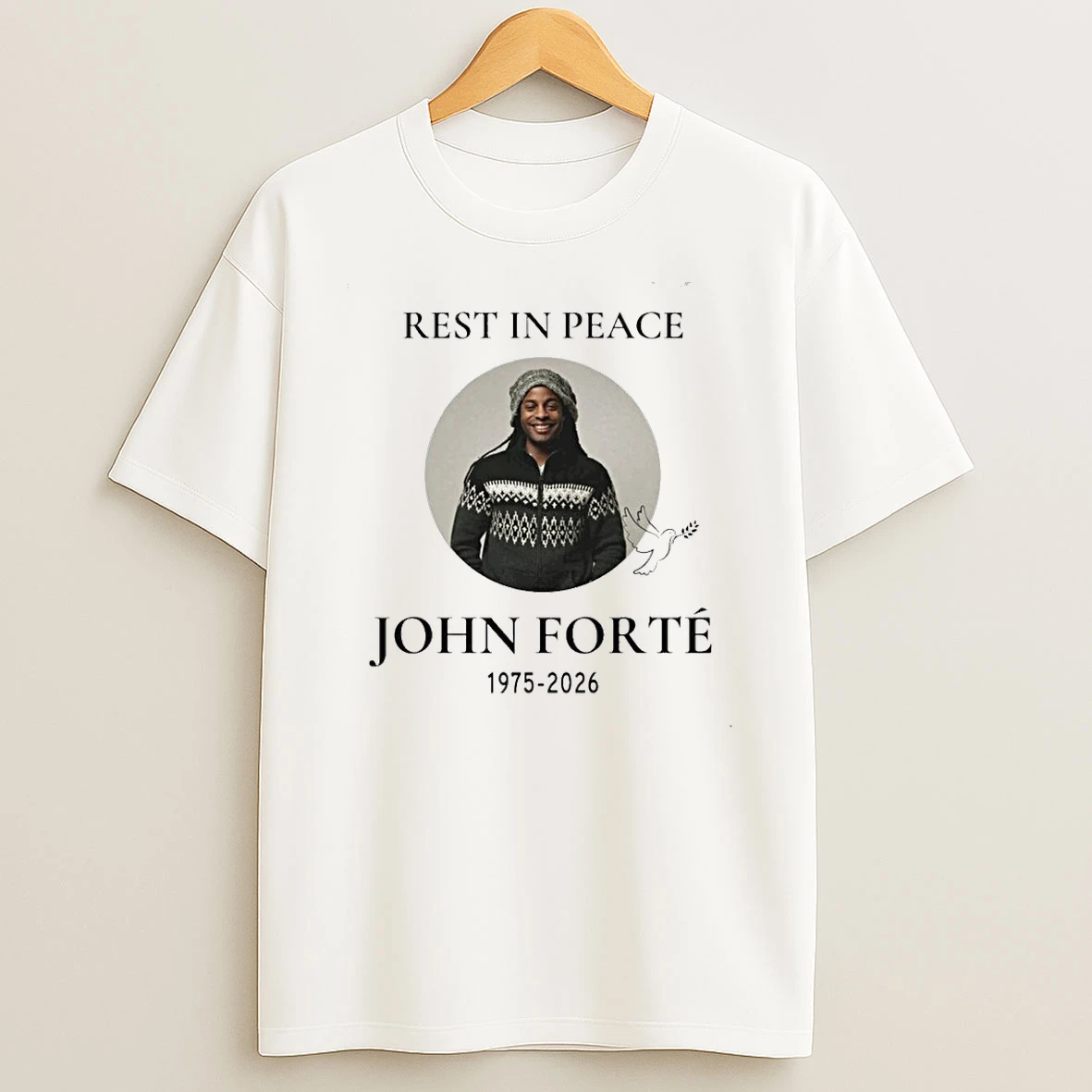 Rip John Forte 1975 2026 Shirts