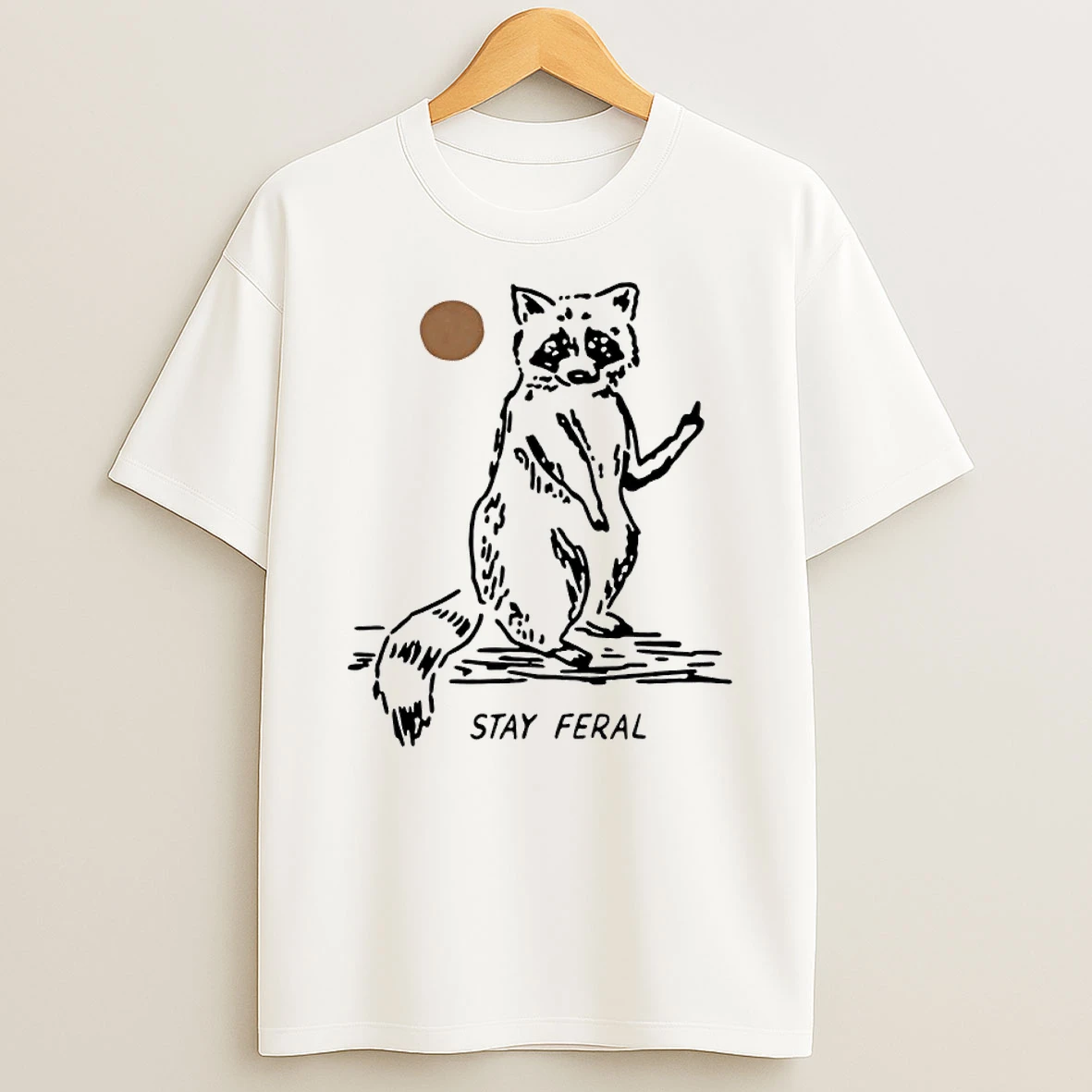 Raccoon Stay Feral Yall Shirts