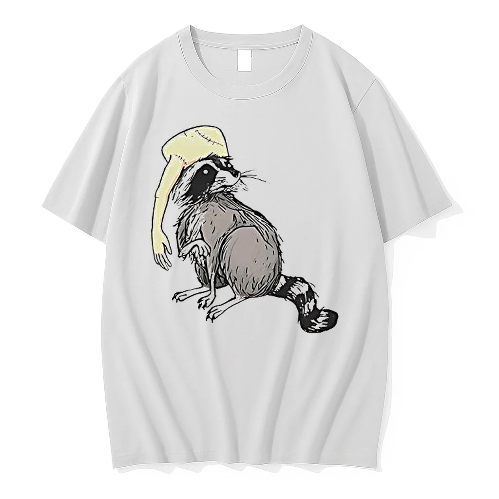 Raccoon Wearing A Hat Human Arm Meme Shirts