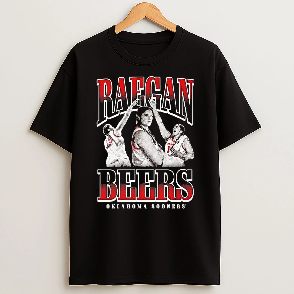 Raegan Beers Picture Collage Oklahoma Sooners Shirts