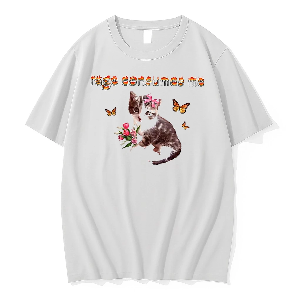 Rage Consumes Me Cat Woman Shirts