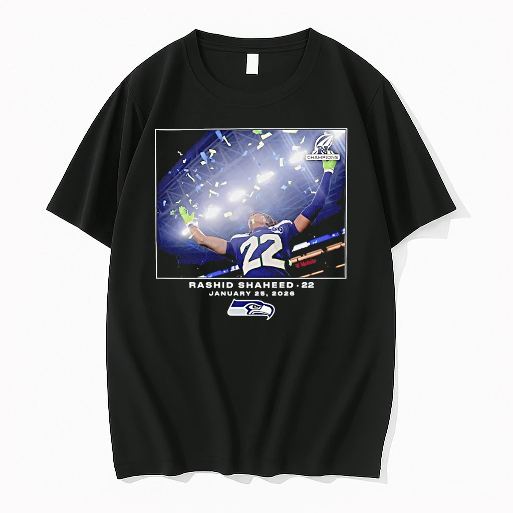 Rashid Shaheed Seattle Seahawks 2026 Nfl Week 21 Moment Shirts