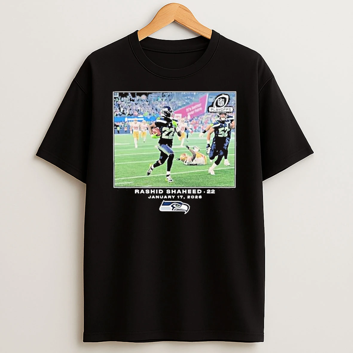 Rashid Shaheed Seattle Seahawks Nfl Flash Features Divisional Playoffs Shirts