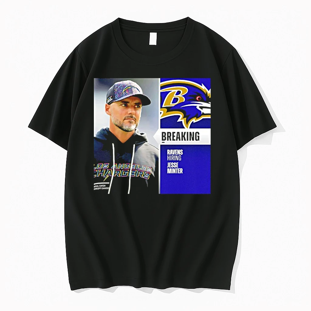 Ravens Hire Chargers Dc Jesse Minter As Next Head Coach Shirts