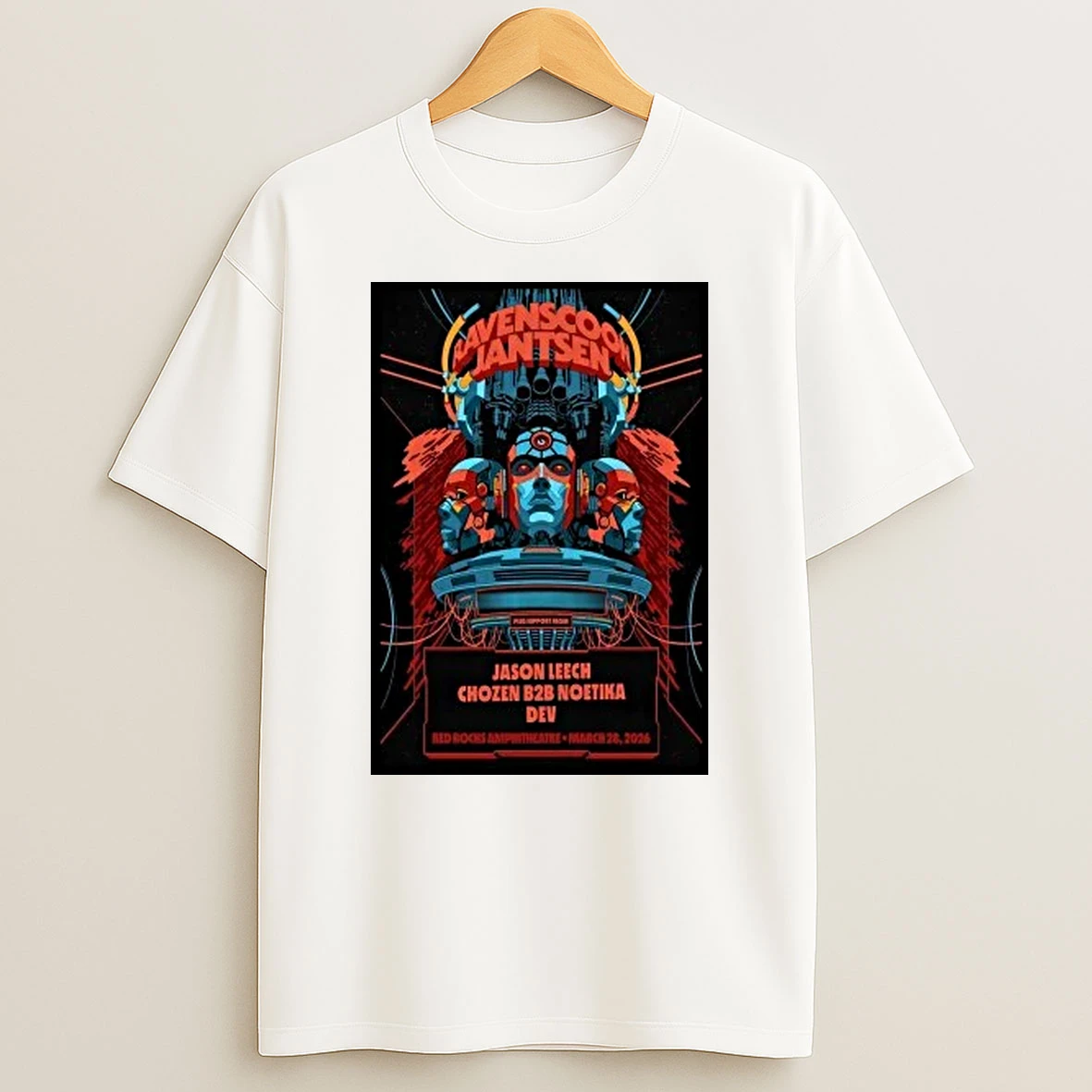 Ravenscoon And Jantsen Mar 28 2026 Red Rocks Amphitheatre In Morrison Co Shirts