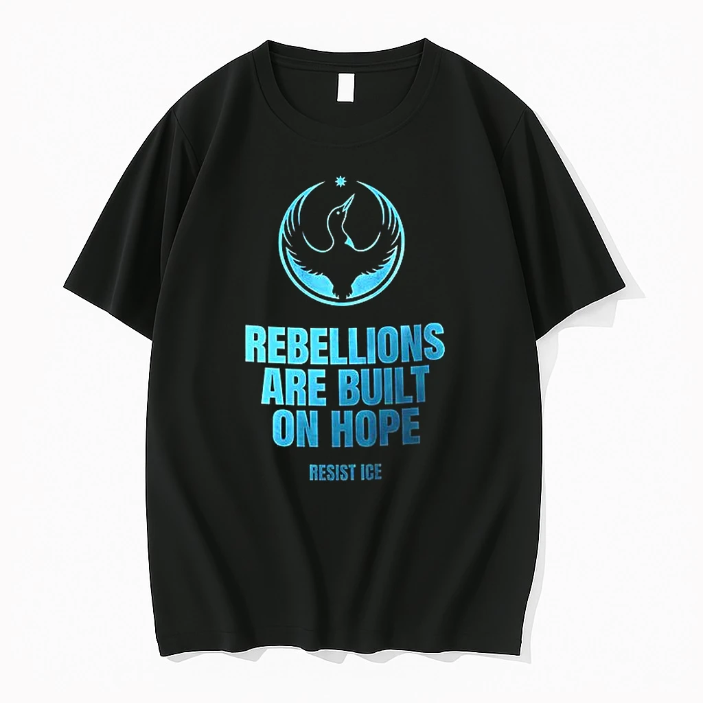 Rebellions Are Built On Hope Resist Ice Woman Shirts