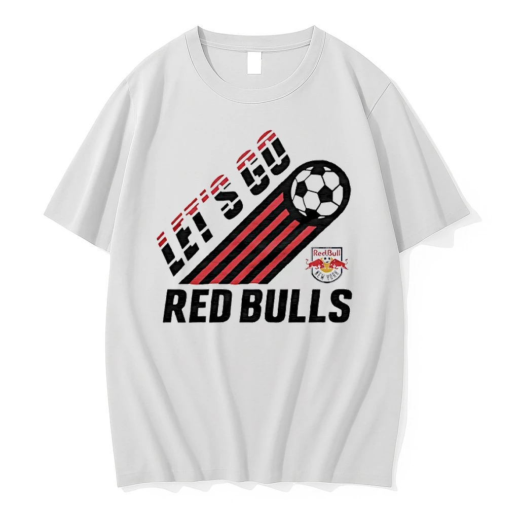 Red Bull New York Lets Go Red Bulls Logo Shirts