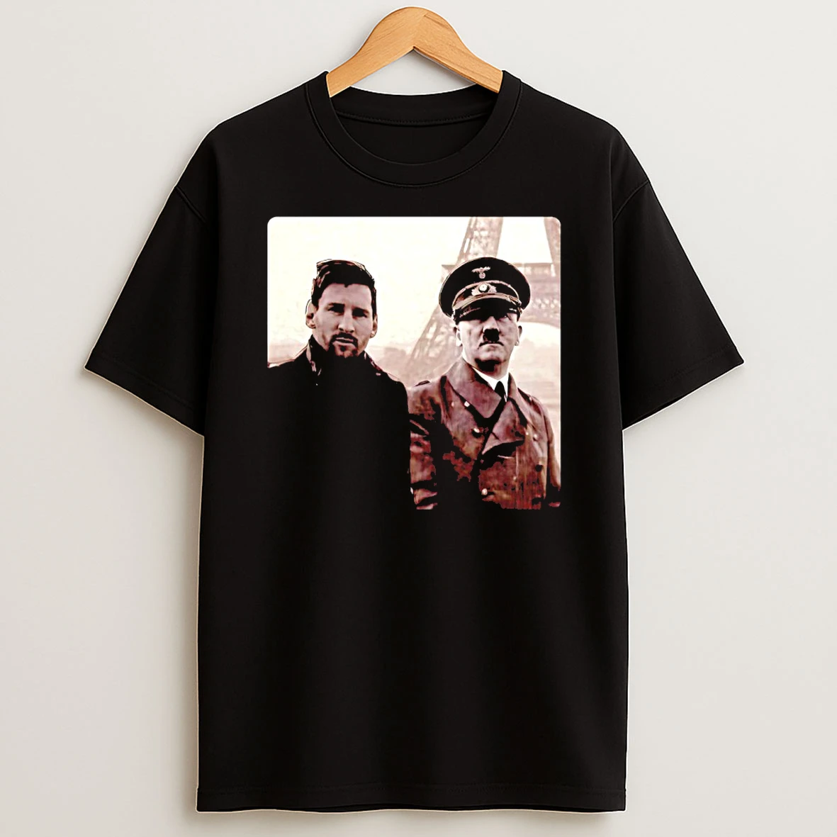 Remove The Guy Who Failed In Paris Messi And Hitler Photo Meme Shirts