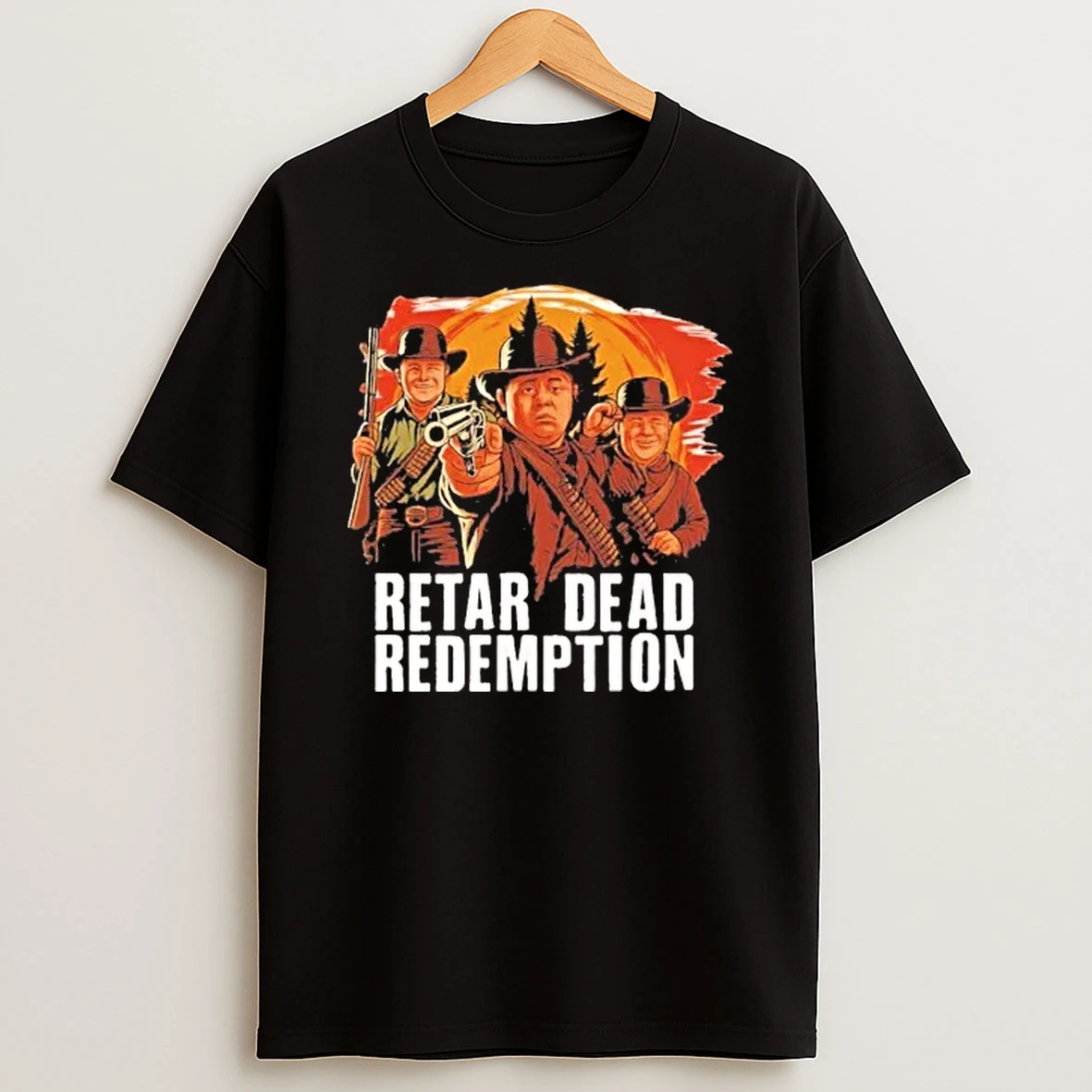 Retar Dead Redemption Down Syndrome Red Dead Redemption Parody Shirts