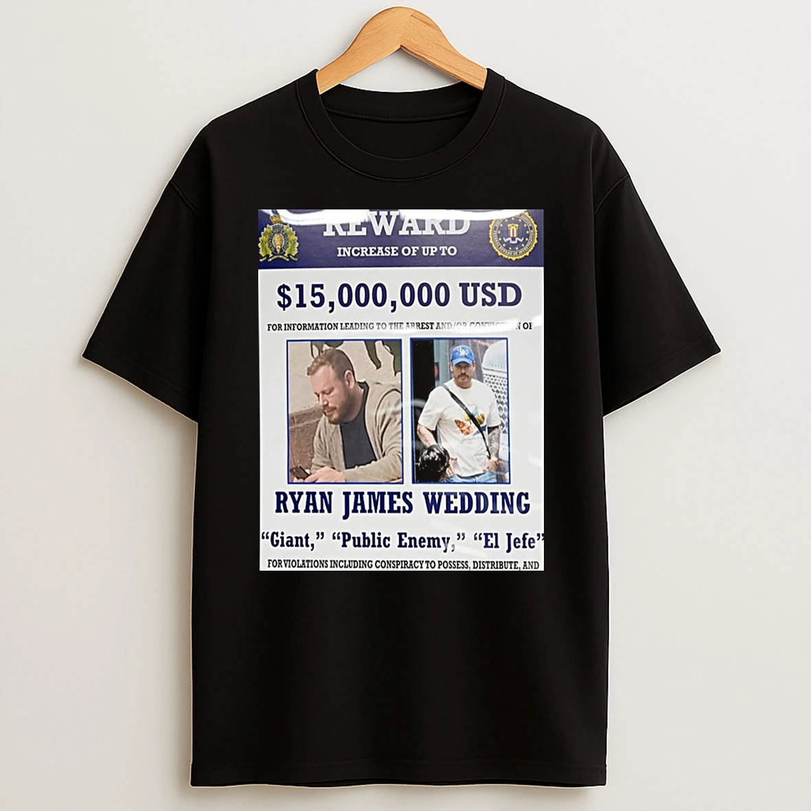 Reward Increase Of Up To 15000000usd Ryan James Wedding Shirts