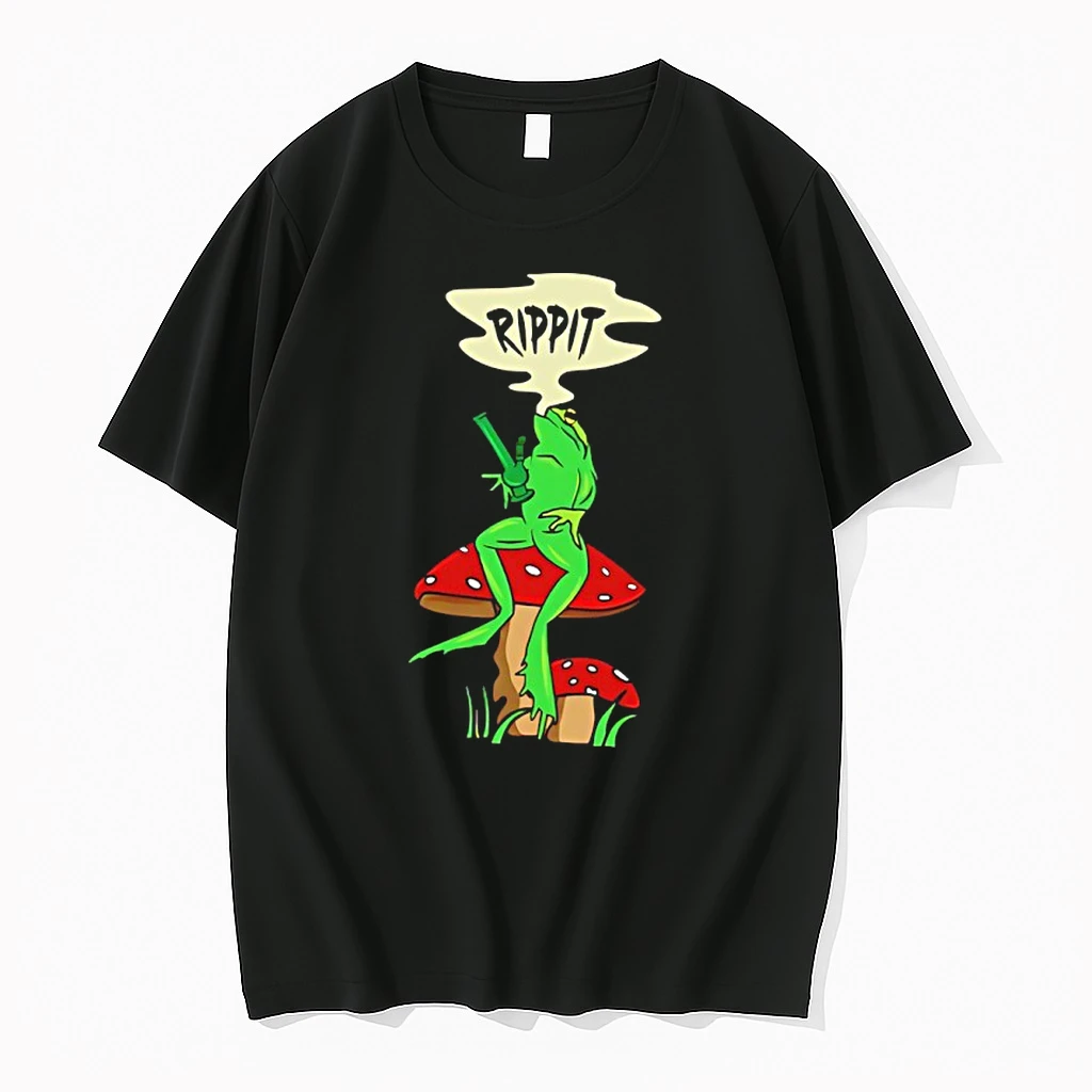 Rippit Frogs Smoking Marijuana Shirts