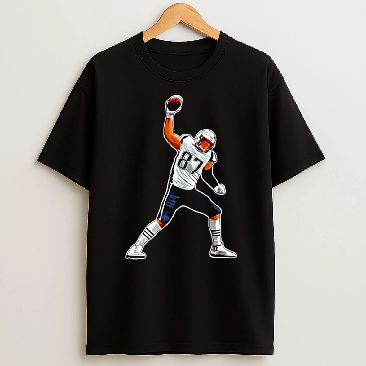 Rob Gronk 87 Angry Touchdown Football Shirts
