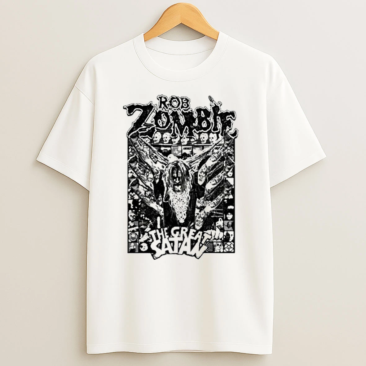 Rob Zombie New Album The Great Satan Tour 2026 Shirts