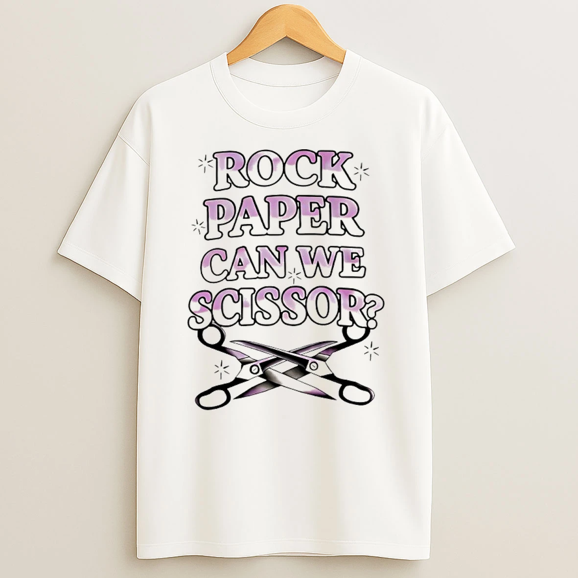 Rock Paper Can We Scissor Shirts
