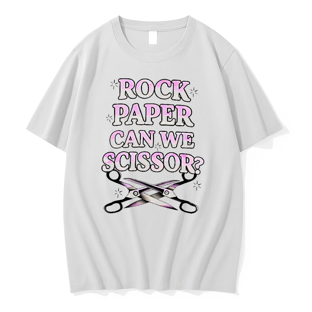 Rock Paper Can We Scissor Lesbian Woman Shirts