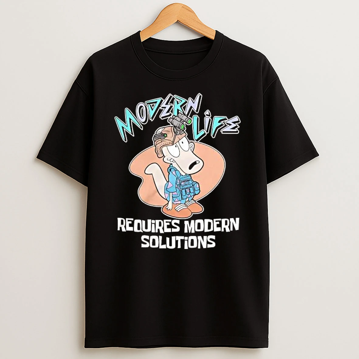 Rocko Modern Life Requires Modern Solutions Shirts