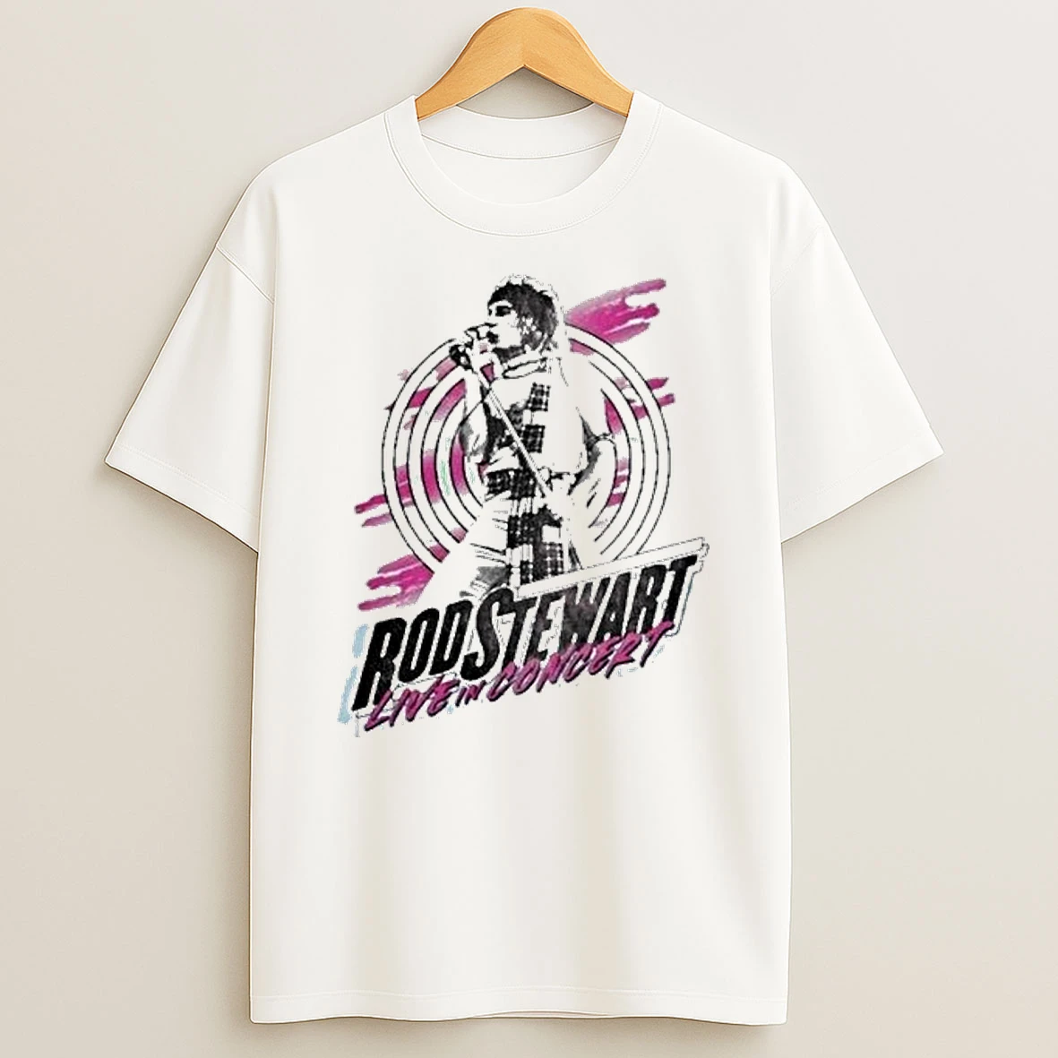Rod Stewart Live In Concert Shirts