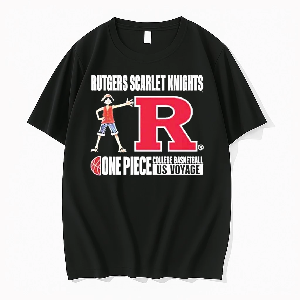 Rutgers Scarlet Knights X One Piece College Basketball Us Voyage Shirts