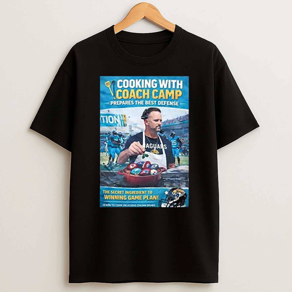 Ryan Nielsen Wearing Cooking With Coach Camp Prepares The Best Defense Shirts