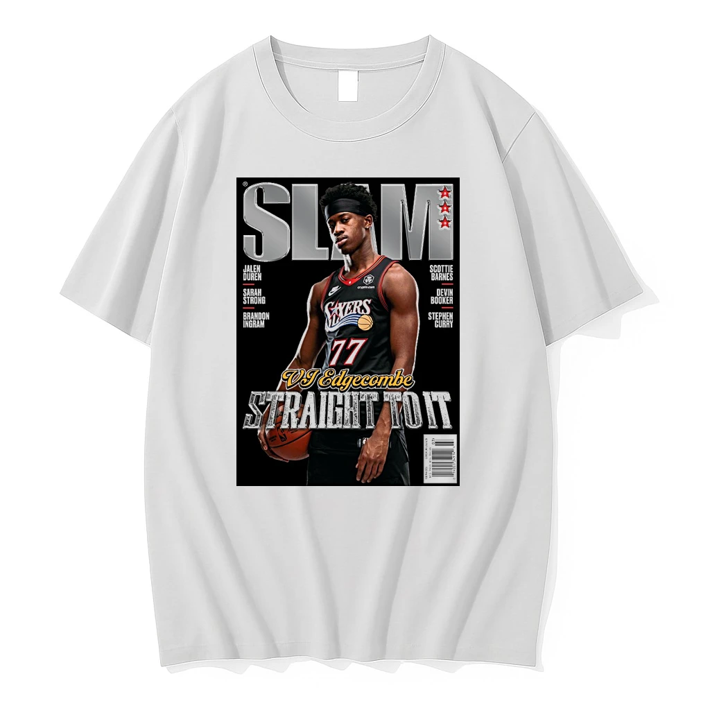 Slam 260 Vj Edgecombe Straight To It Magazine Philadelphia 76ers Shirts